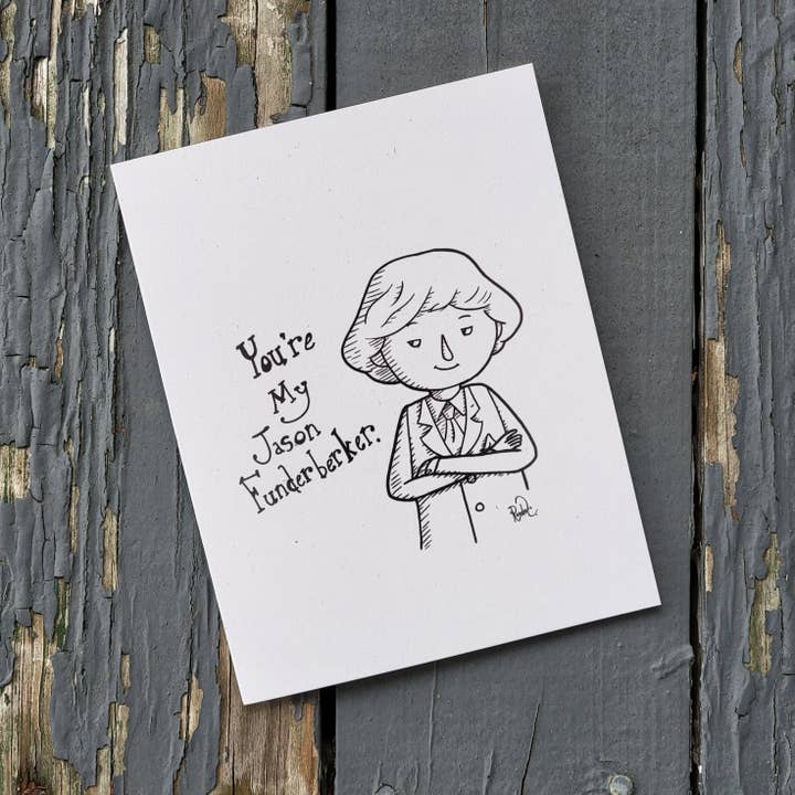 Grußkarte - „You're My Jason Funderberker, The Total Package“ für den Großhandel von Quarter Press
