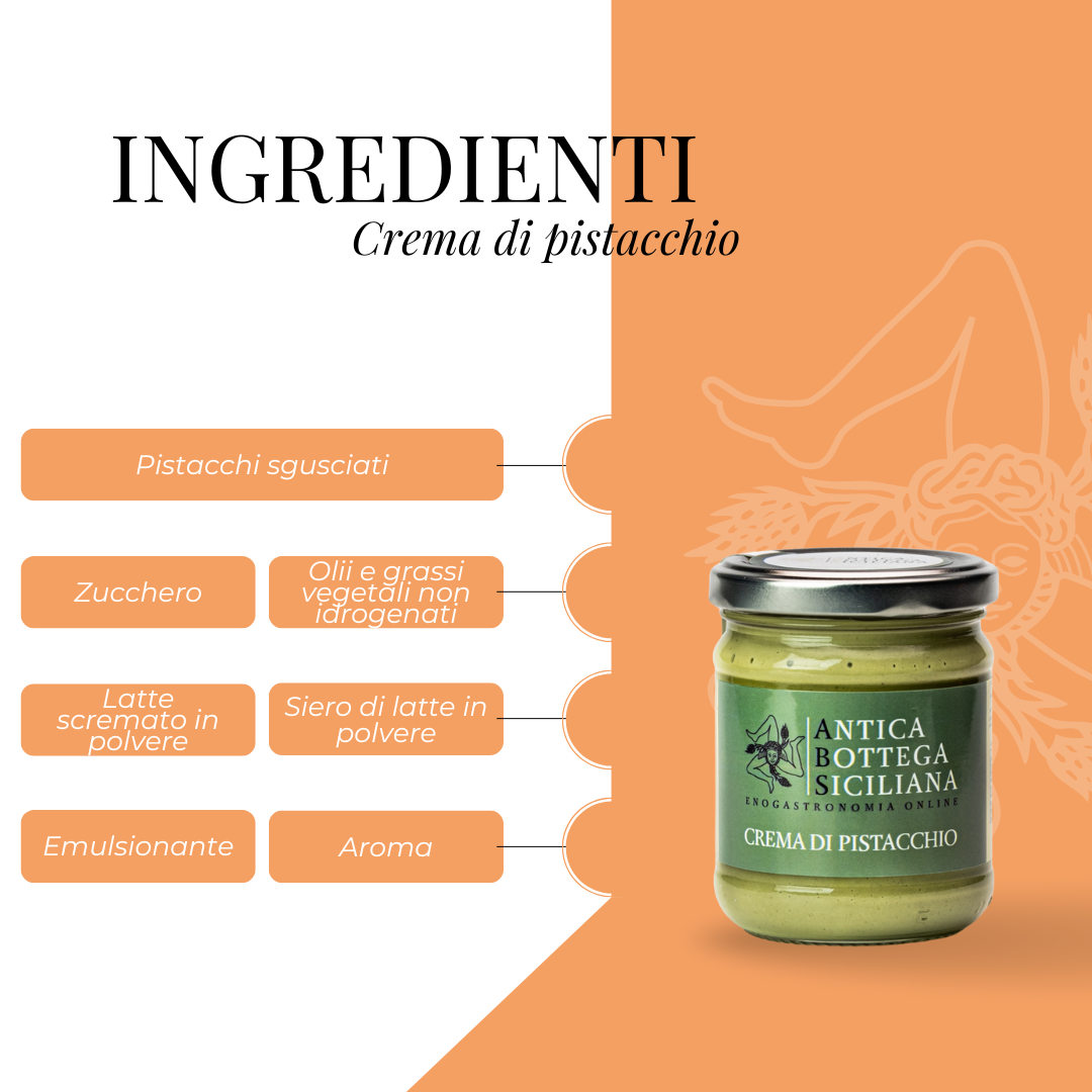 Antica Bottega Siciliana - Wholesale Nut Butter - Sicilian Pistachio Spreadable Sweet Cream - 190g2