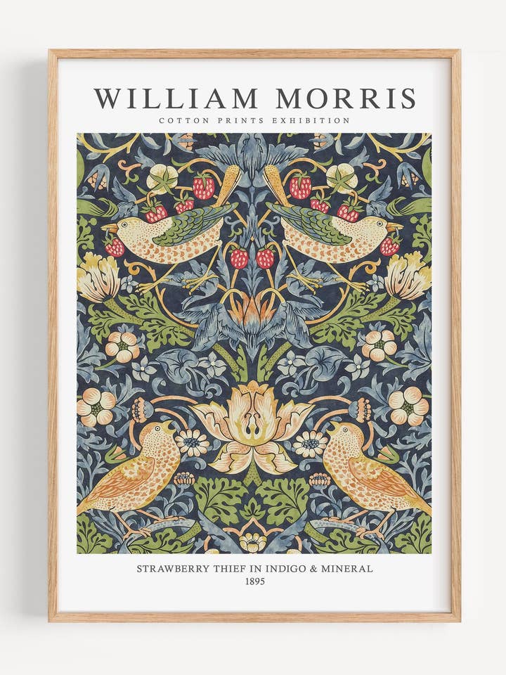 William Morris Strawberry Thief I3-76 for wholesale by Peardrop Prints