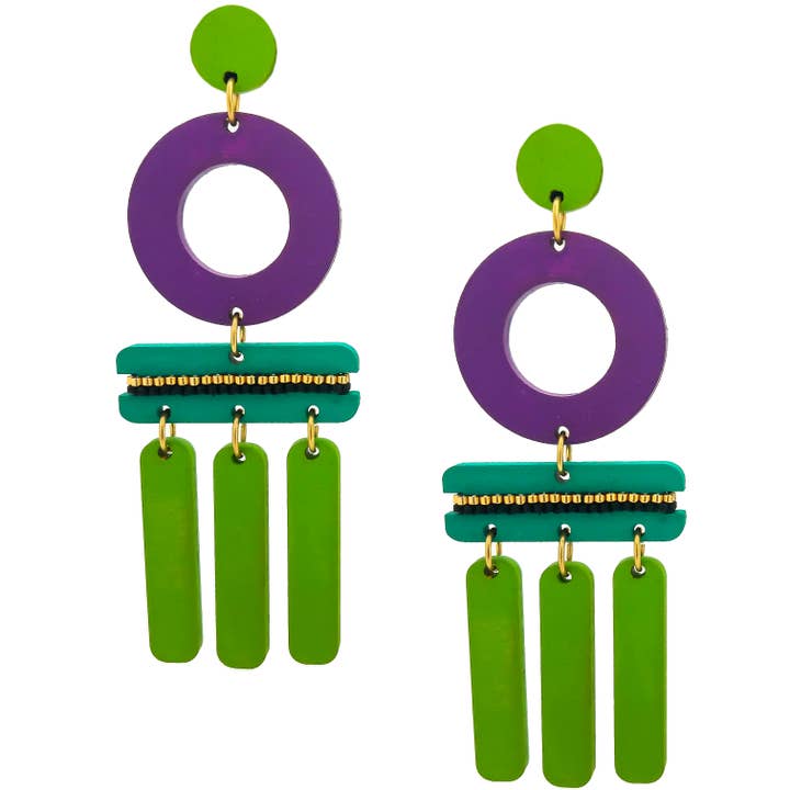 Brincos Leves de Declaração com Sino de Vento | Água Salgada por atacado de SCOTCHBONNET!