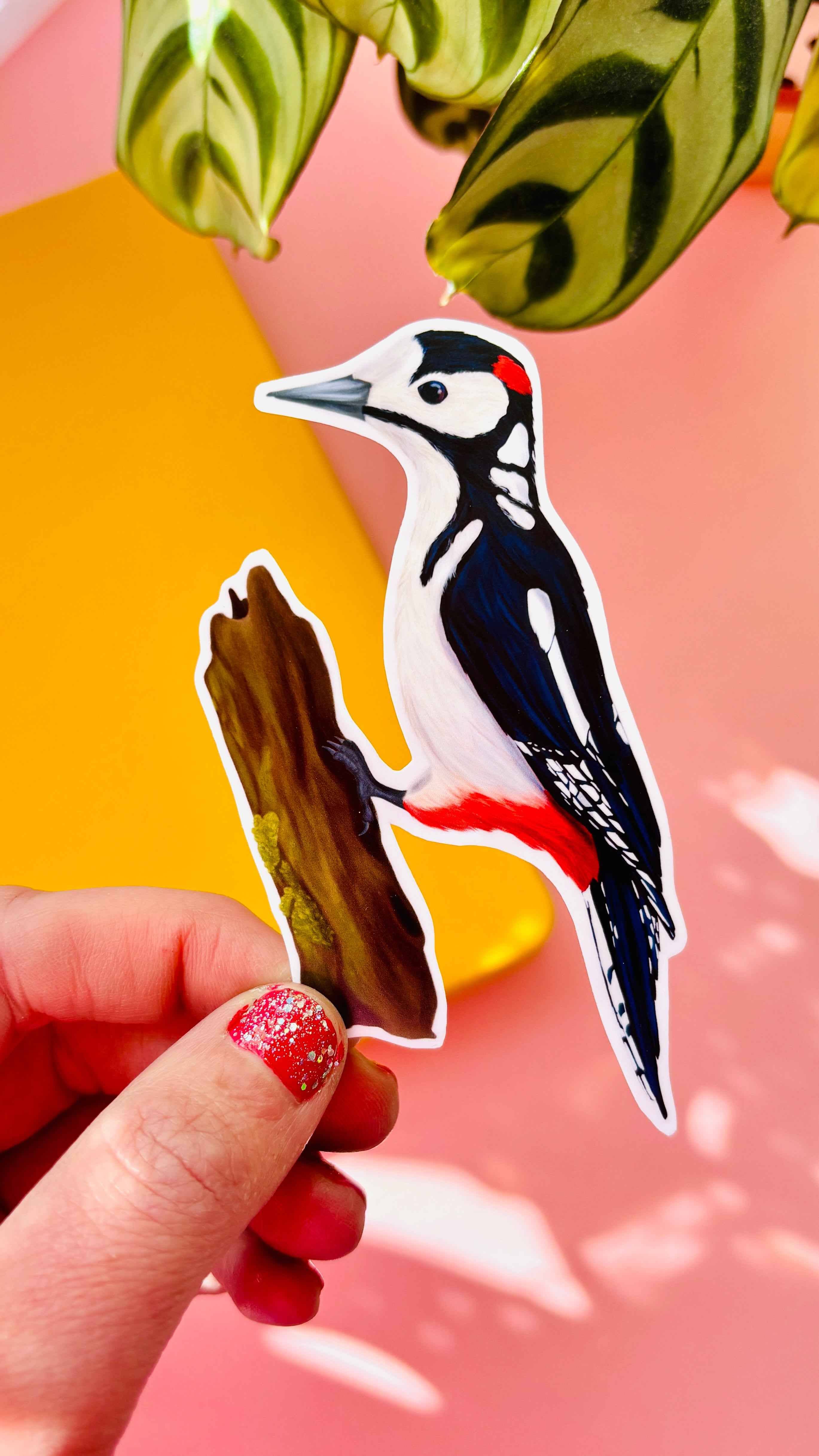 Pixiecraft - Wholesale Sticker - Garden Birds 10cm Vinyl Stickers: Nature Inspired Waterproof Decals9