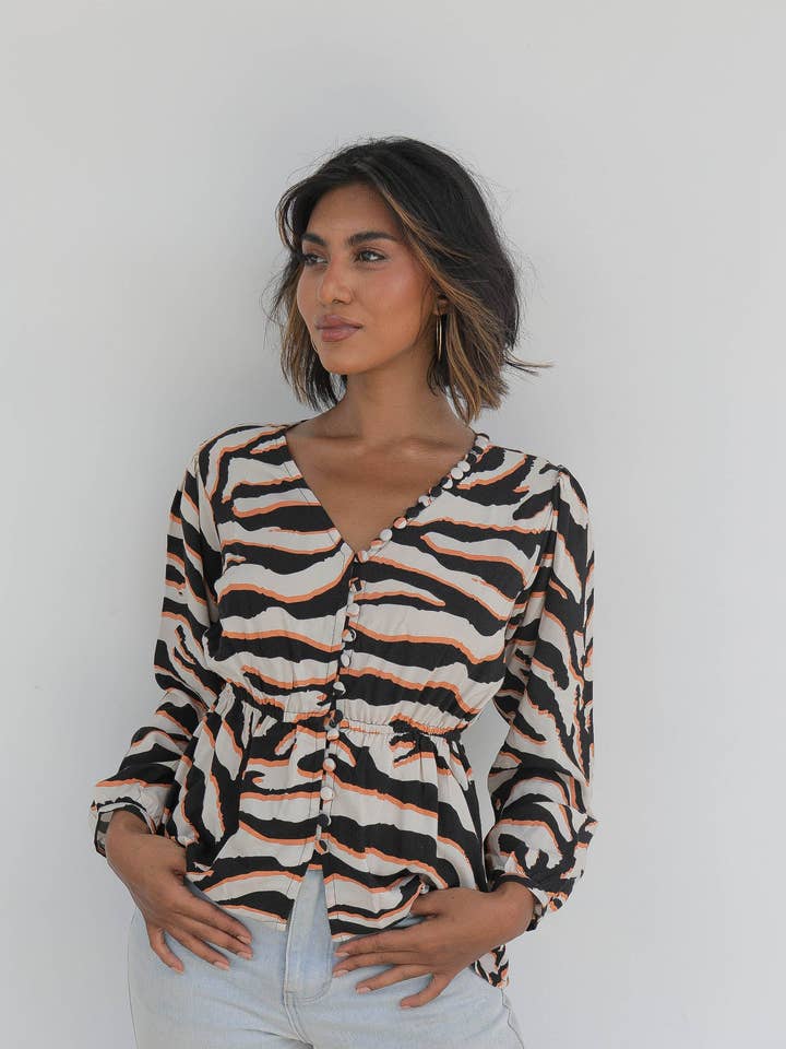 Lola Blouse for wholesale by INDE MUSE