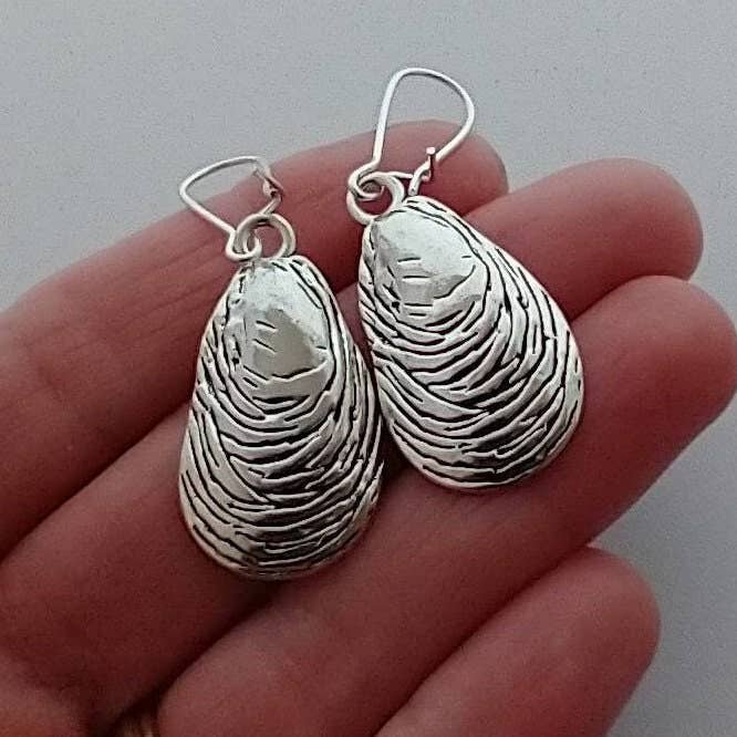 Piccadilly Pendants - Vendita all'ingrosso Orecchini pendenti - Orecchini con Conchiglie di Cozze, Orecchini Nautici, Gioielli Costieri6