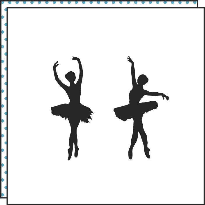 Tattoonie - Wholesale Temporary Tattoo - BALLET Tattoo (Pack of 2)1