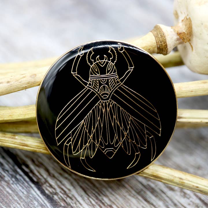 Hannah Hitchman Illustration - Wholesale Lapel Pin/Button - Mechanical Spy Fly Enamel Pin