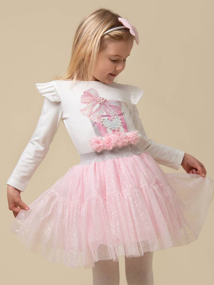 Tyllkjol med gnistrande presentset från Caramelo Kids för wholesale av Caramelo Kids