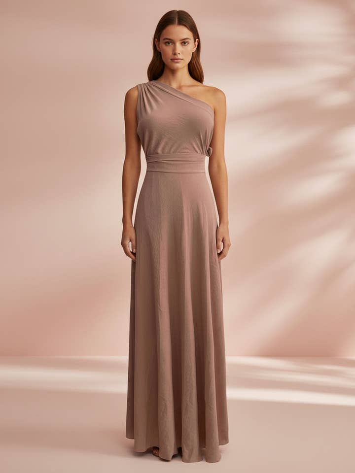 LONG PINK DRESS 6244 for wholesale on Faire0