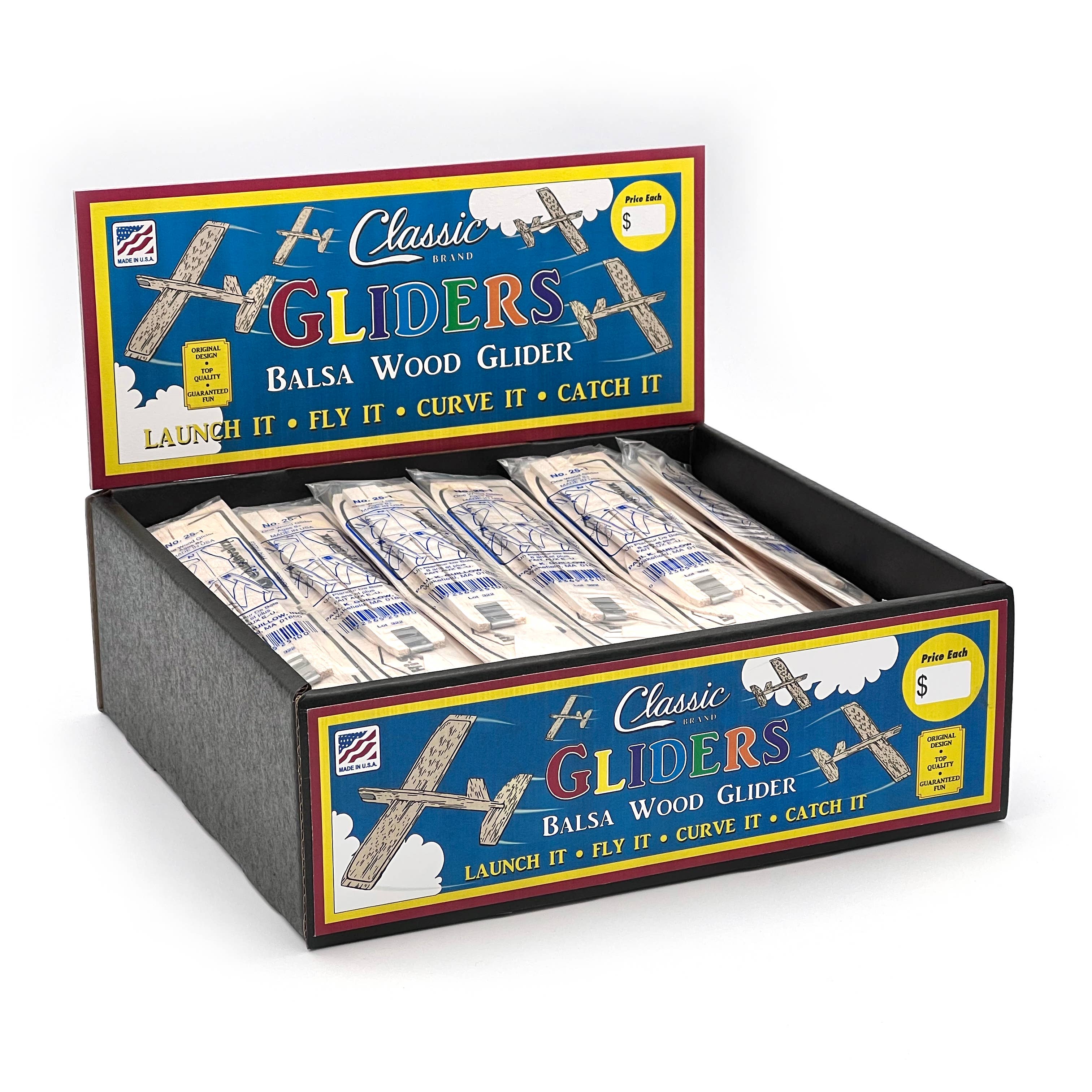 Aero-Motion, Inc. - Wholesale Wood Toy - Kids - Custom Imprinted 8" Balsa Gliders3