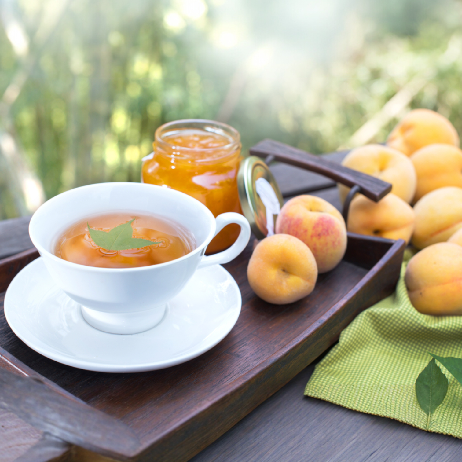 Full Moon Tea Company - Wholesale Loose Tea - Evening Peach Orchard Tea - Premium Loose Leaf Caffeine-free3