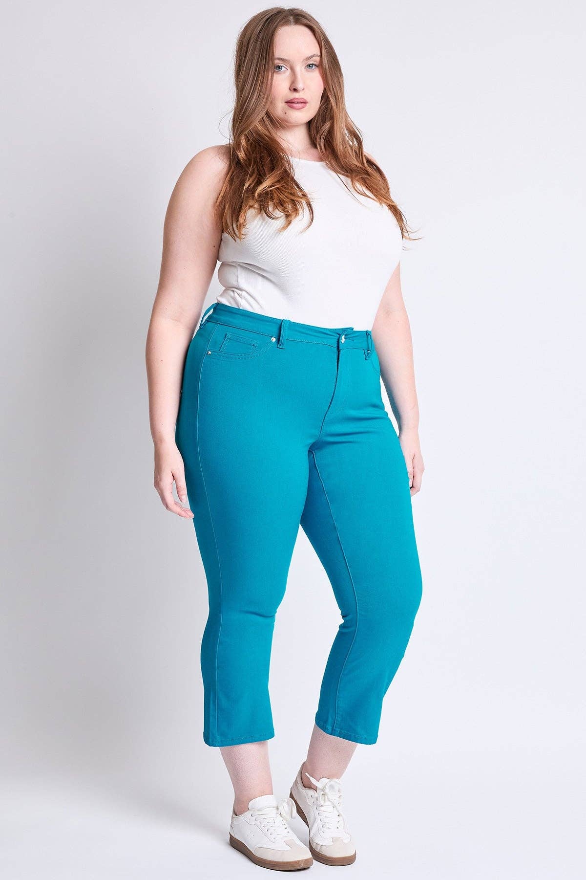 YMI - Vendita all'ingrosso Pantalone - Donna - Pantaloni a zampa taglio corto Plus Hyperstretch-EP2067314