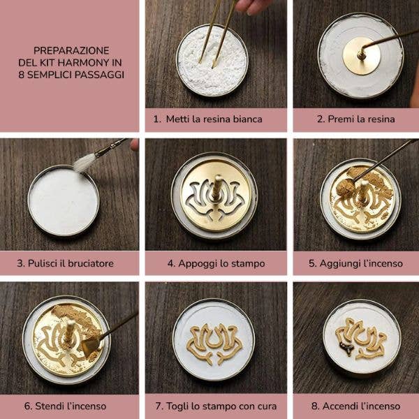 Yogiris - Venta al por mayor Portainciensos - Kit elegante de quemador de incienso de latón con 11 accesorios1