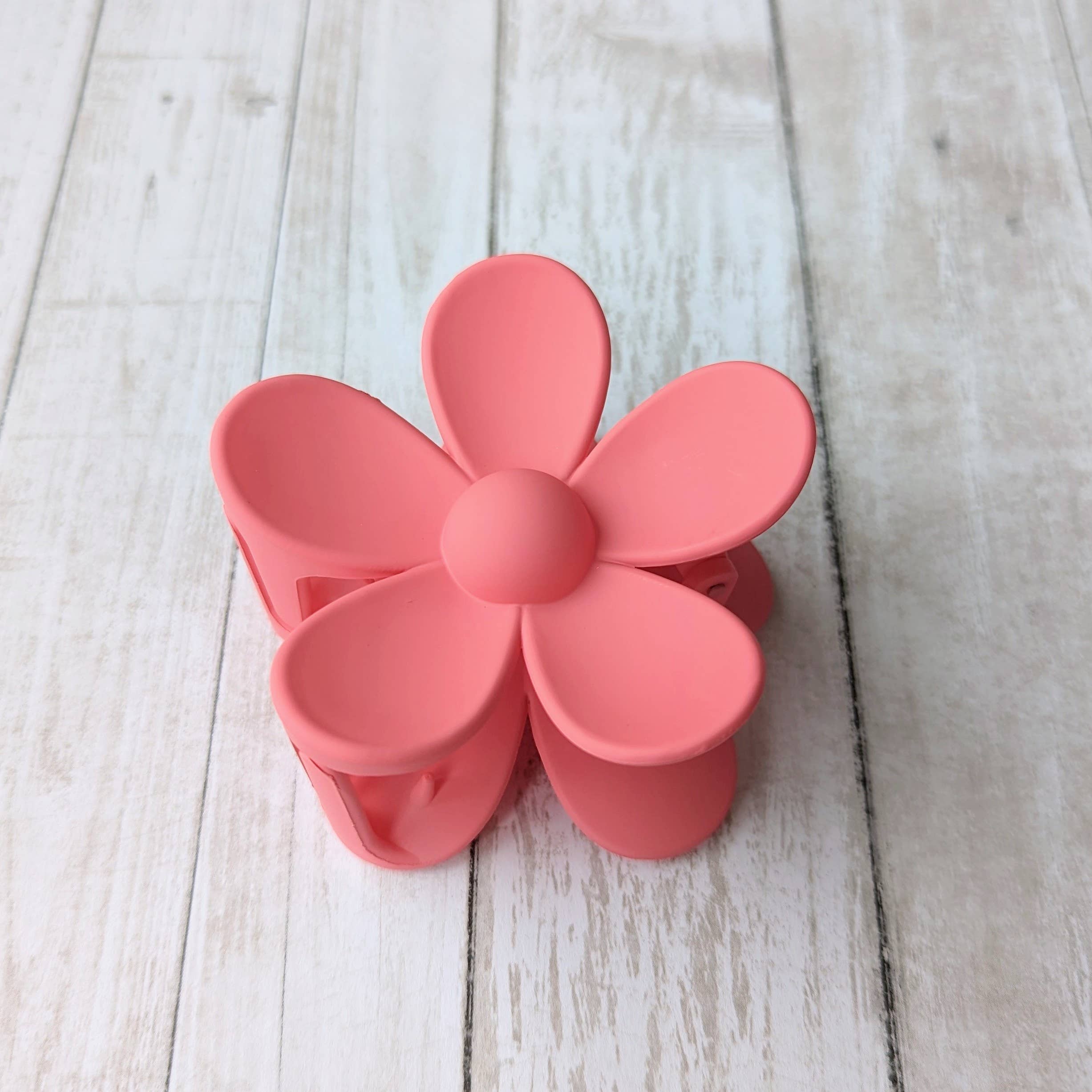 iconic mi - Wholesale Hair Clip - Women's - Daisy Flower Matt Hair Accessory Claw Clip 3"2