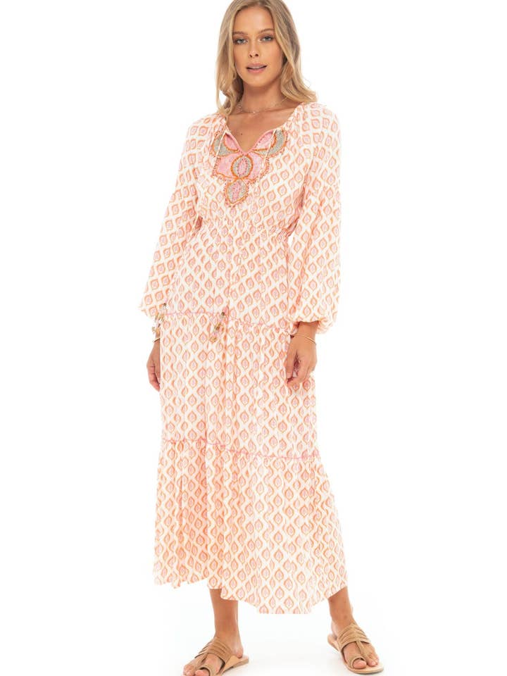 Jaipur Lisbon Lang Kjole for engroshandel hos Skemo