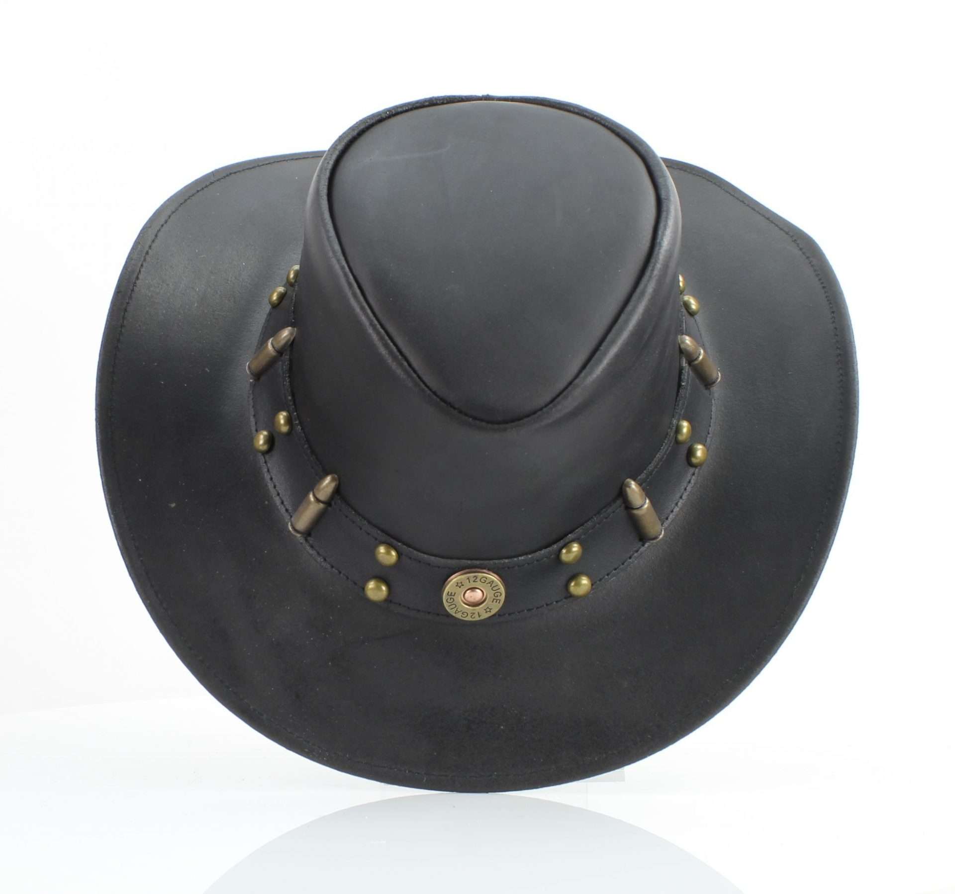 Leather Impressions Inc - Wholesale Cowboy Hat - Unisex - Shapeable Cowboy Hat with 12 Gauge Bullet Slice & Embellishe8