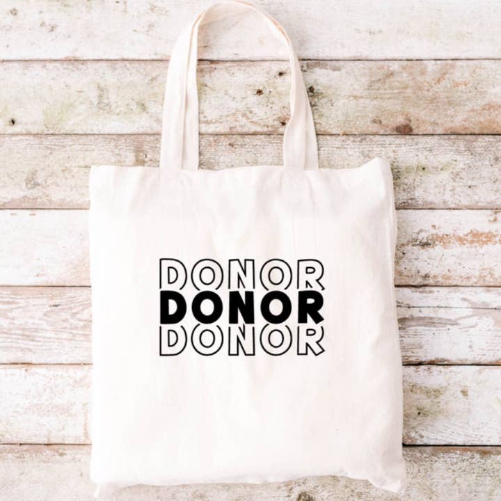 Living Donor Tote Bag, Double Living Donor Tote Bag, Living Donor, Kidney and Liver Donor, Tote Bag, Donate Life, Organ Donor Tote Bag for wholesale by Brandi Dai Designs