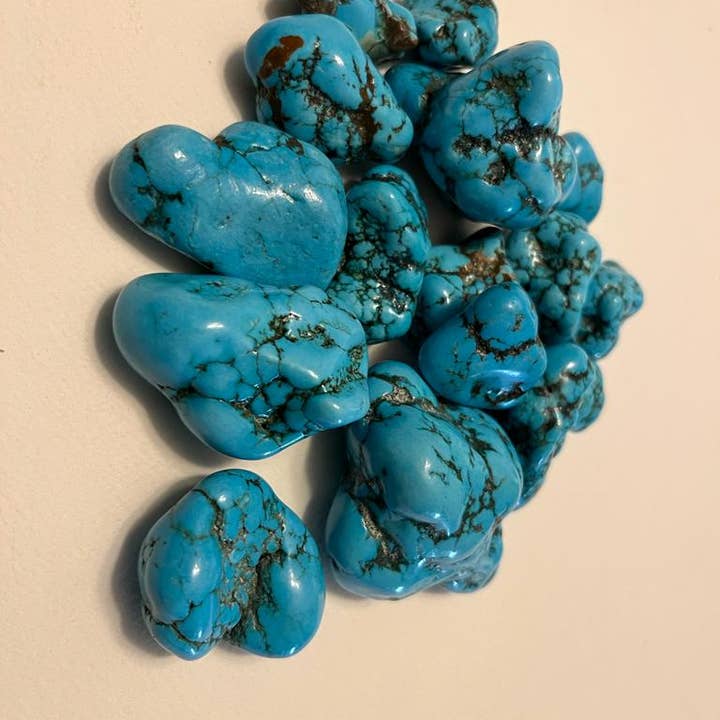 jiomind - Wholesale Spiritual Stone/Crystal - Turquoise Tumbles stones (200 gram pack)3