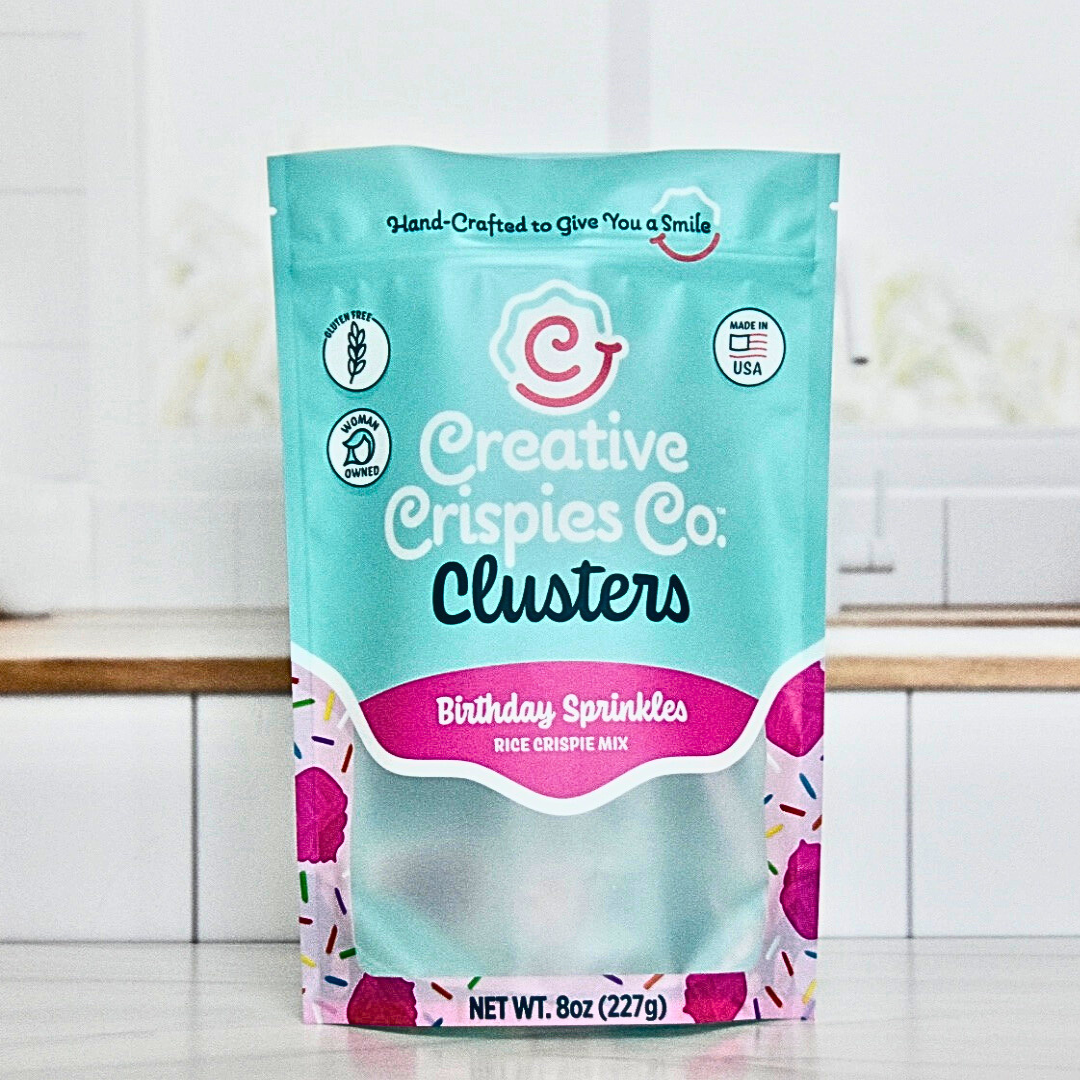 Creative Crispies Co. - Wholesale Cookie - "Clusters" Birthday Sprinkles Crispie Mix- Case of 61