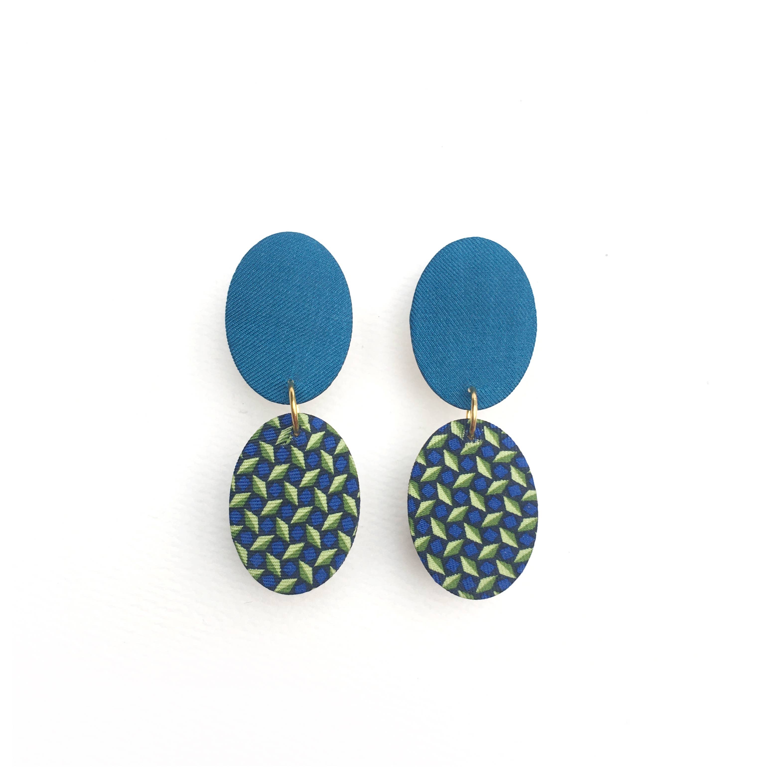 Silky Moons Jewelry – wholesale Dangle earrings – Ellipse Drops Dangle Stud Earrings7