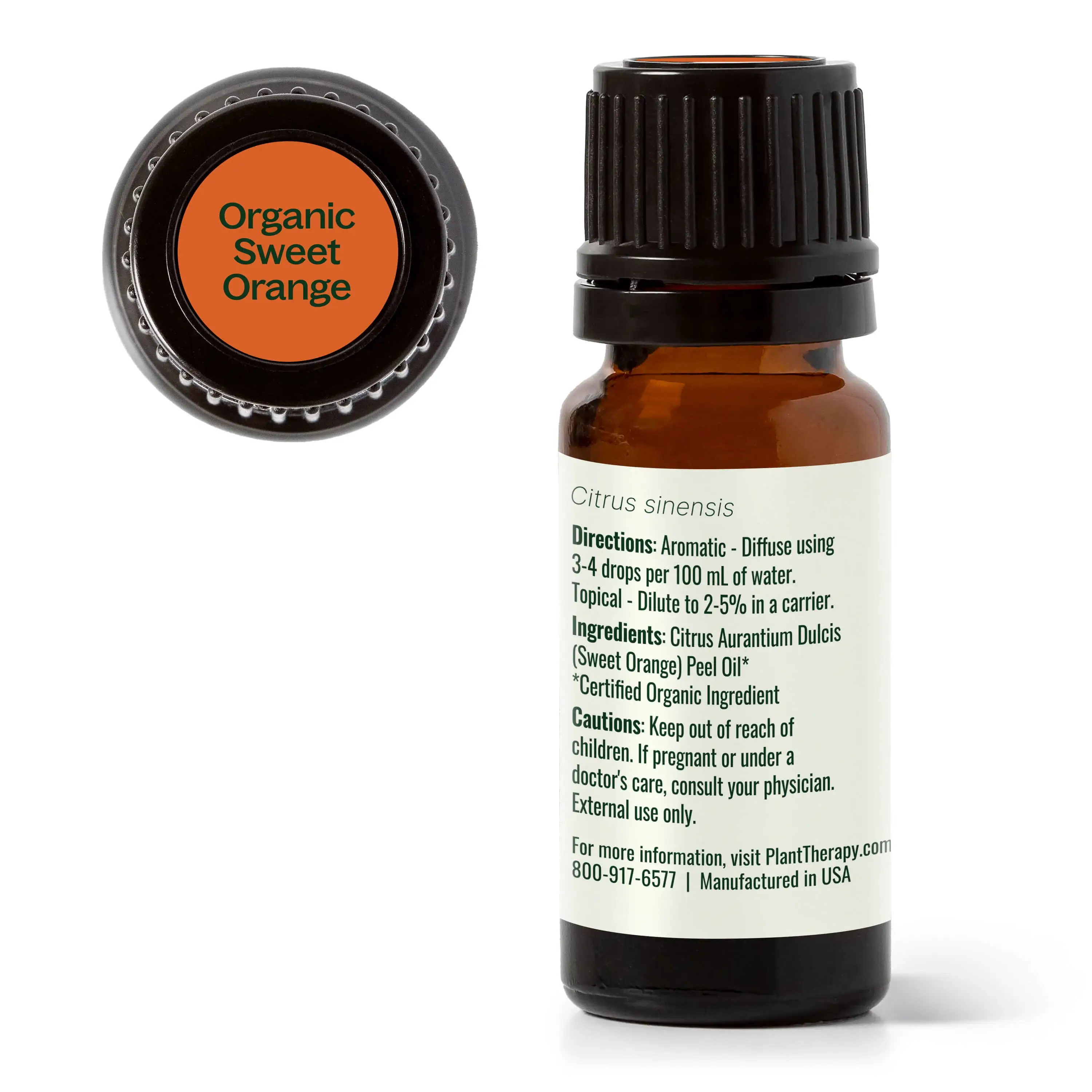 Plant Therapy - Wholesale Essential Oil - Organic Sweet Orange Essential Oil 10 mL4