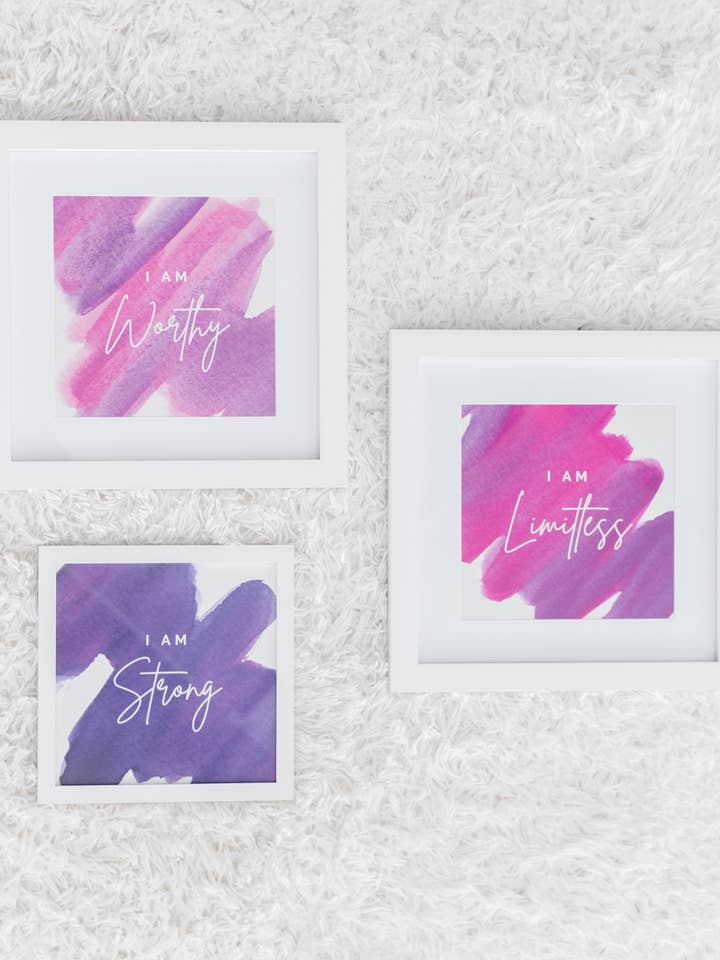 Impresiones de cartulina de afirmación para venta al por mayor de The Love Within Us