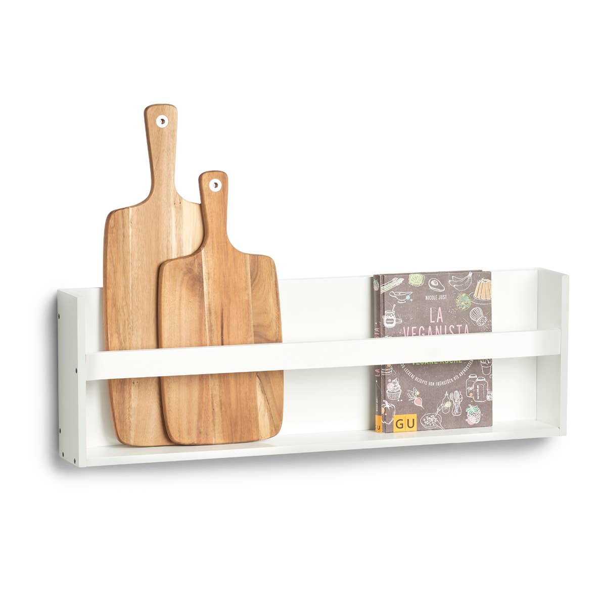 Wall shelf, MDF, white for wholesale on Faire3