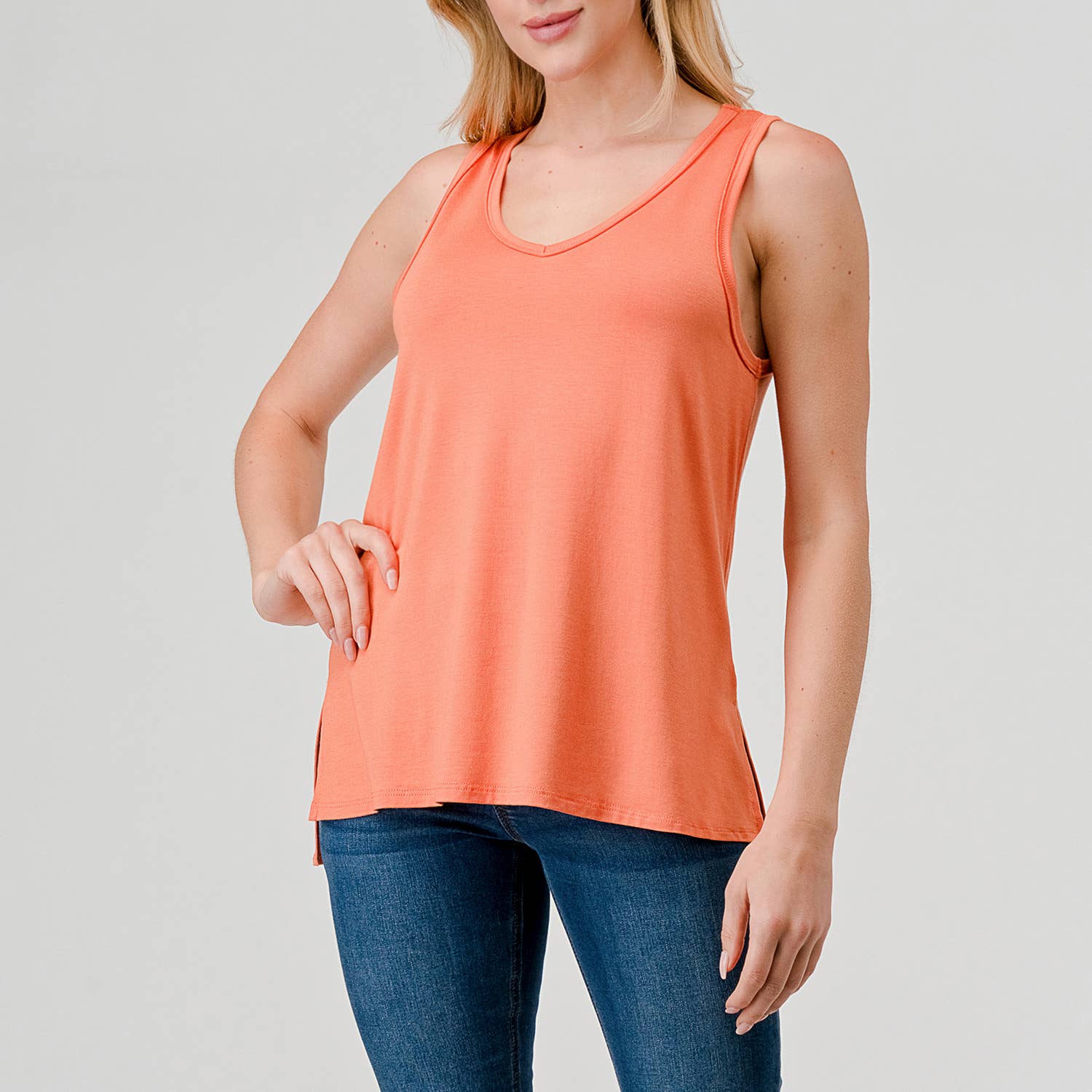 Heimious - Vente Débardeur – femme - Débardeur en jersey modal avec fentes latérales, T4682