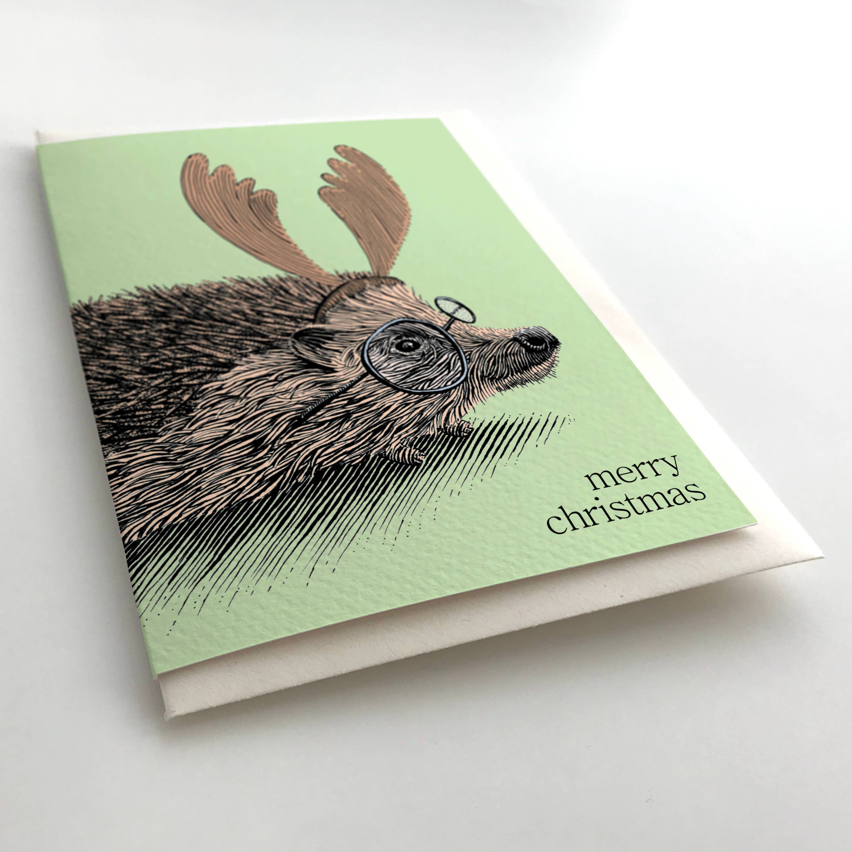 Oliver Stockley - Wholesale Christmas Card - Holiday Hedgehog Christmas Card3