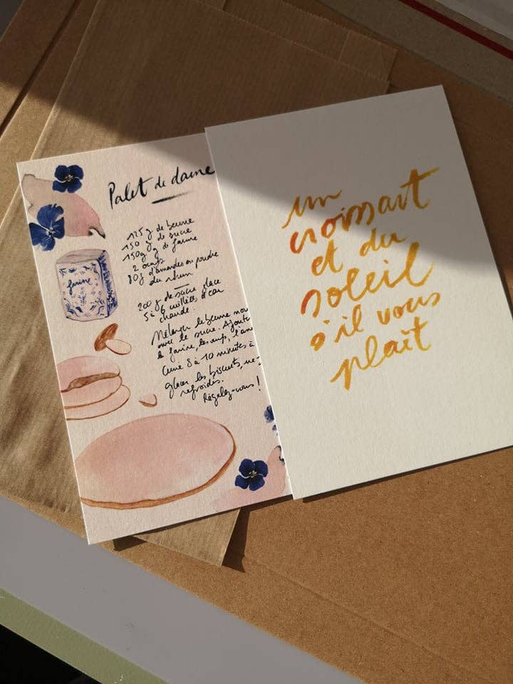 Tifalia - Wholesale Everyday Greeting Card - “A croissant”1