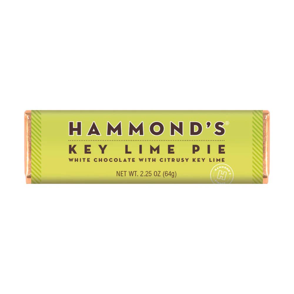 Hammond's Candies - Wholesale Pie - Candy Bar - White Chocolate - Key Lime Pie - 2.25 oz