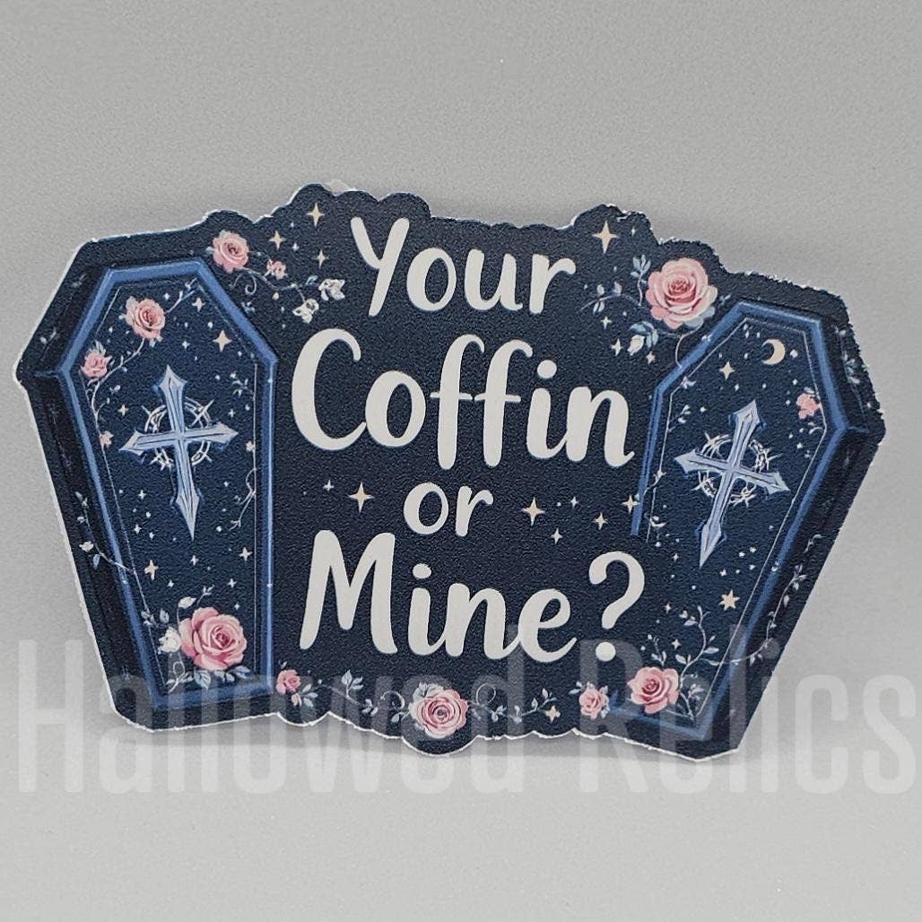 Hallowed Relics - Wholesale Sticker - Gothic Valentine Coffin Sticker Set with Dark Romance Art3