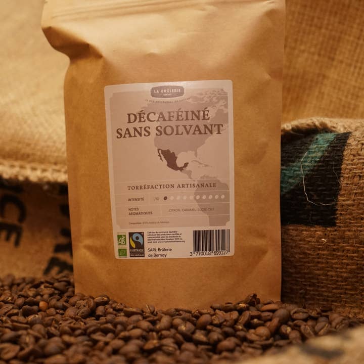 Mexican coffee decaffeinated with water - Organic and Fair Trade for wholesale by La Brûlerie de Bernay