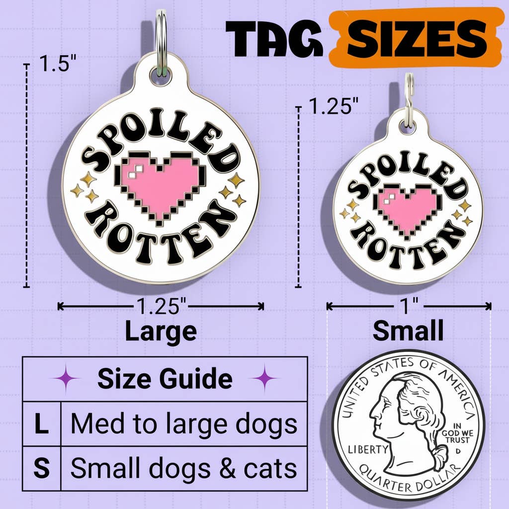 Bad Tags – Etiqueta de colarinho - Gato e cão por atacado – Placa de Identificação para Cão em Esmalte com ID de Animal de Estimação Escaneável - Mimado4