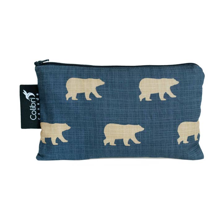 Bears Reusable Snack Bag - Medium for wholesale by Colibri Canada