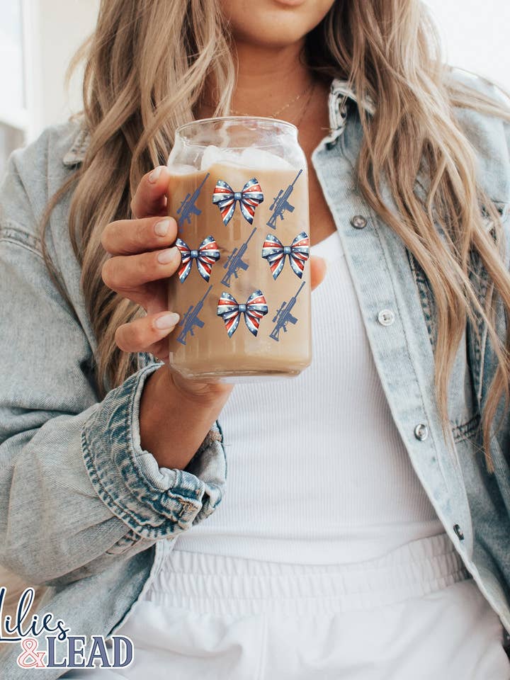 Favorite Things Glass Can, 16oz for wholesale by Lilies & Lead