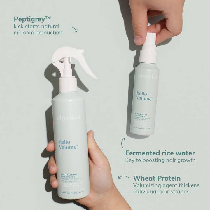 Abyssian - Wholesale Hair Spray - Revitalizing Rinsing Mist - Less Grey Hair and Healthy scalp5