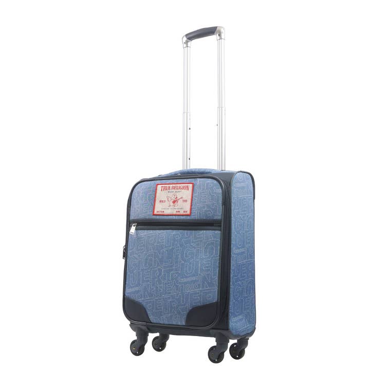 FUL Luggage (Concept One) - Wholesale Luggage - True Religion Blue 23" Soft Sided Expandable Spinner Luggage