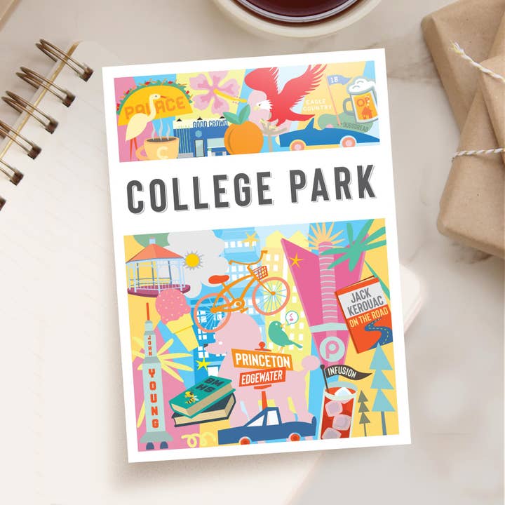 COLLEGE PARK FL Montage City Series Postcard 5x7 for wholesale by A. B. Newton and Company