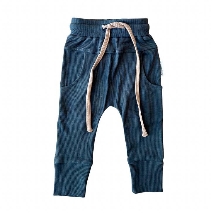 Ribbed bamboo joggers for wholesale by Keep the Littles Wild