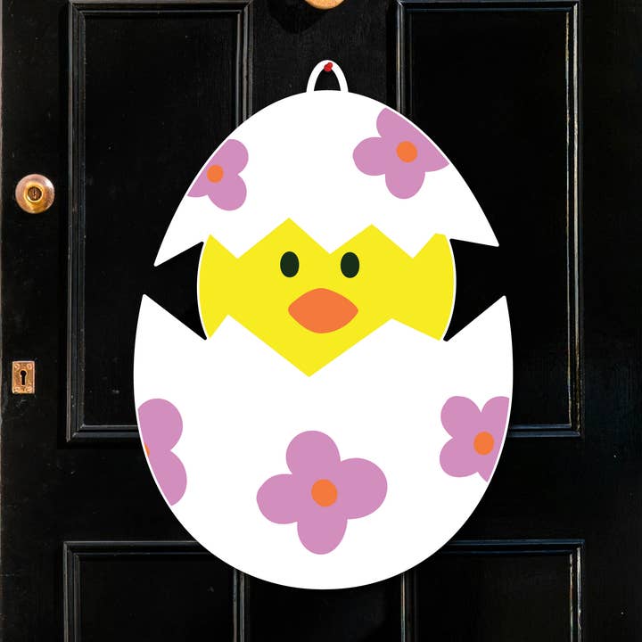 Udklækningspåskeæg Dørhængerskilt 23" x 32" for engroshandel hos Imagine This Company