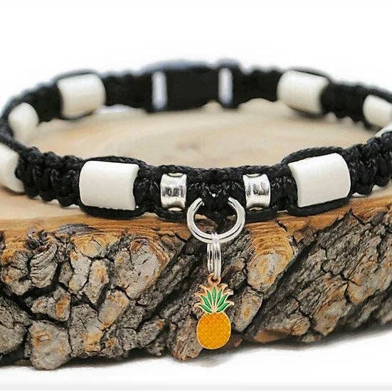 Colar anti-carraças em cerâmica EM | Laissedewouf Ananás por atacado de Laisse de wouf