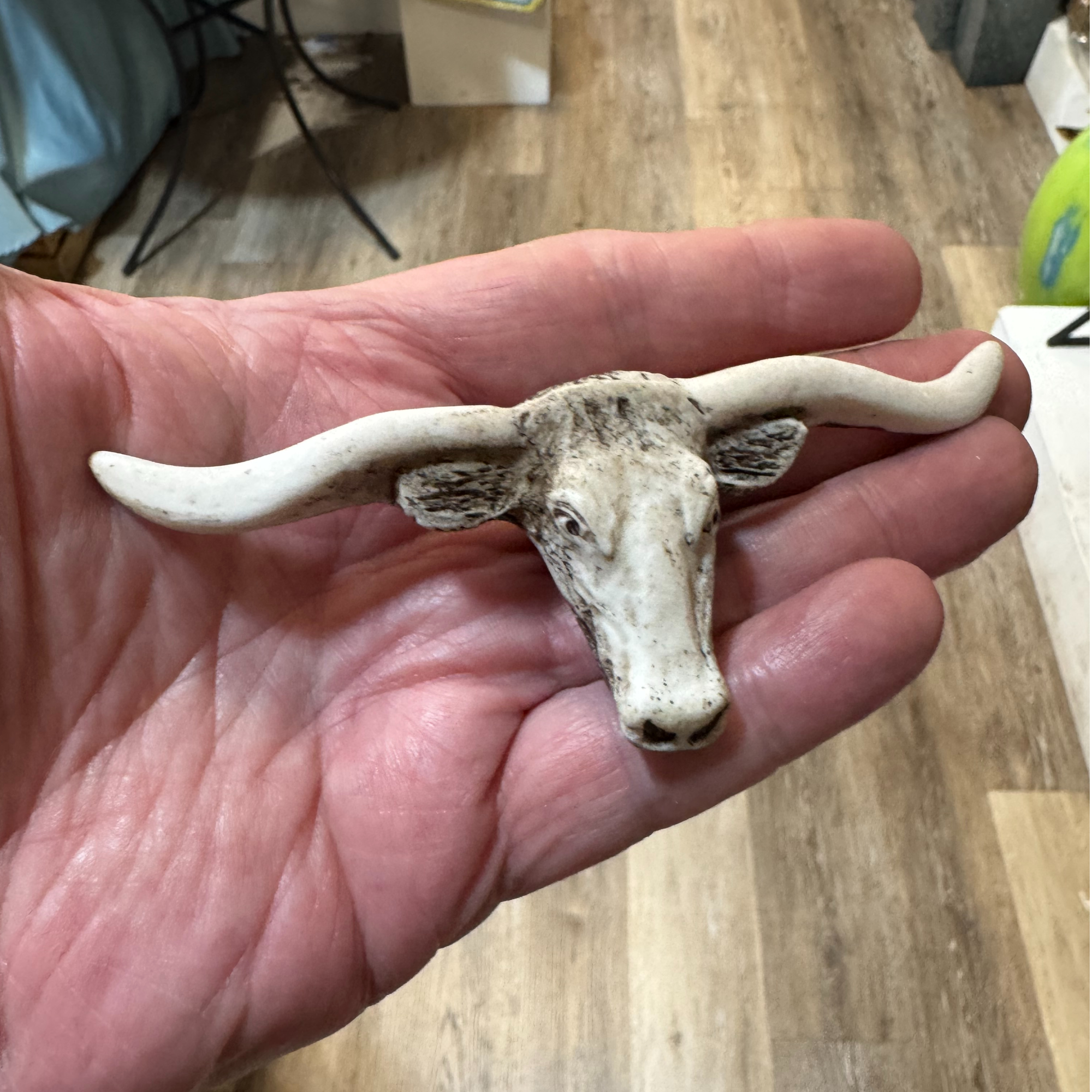 Wilco Home - Wholesale Ornament - Resin Longhorn Bust Ornament/Charm1