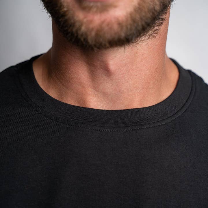 West Path - Wholesale T-Shirt - Men's - Men's Organic Cotton Tee Shirt - Fair Trade Certified, Black