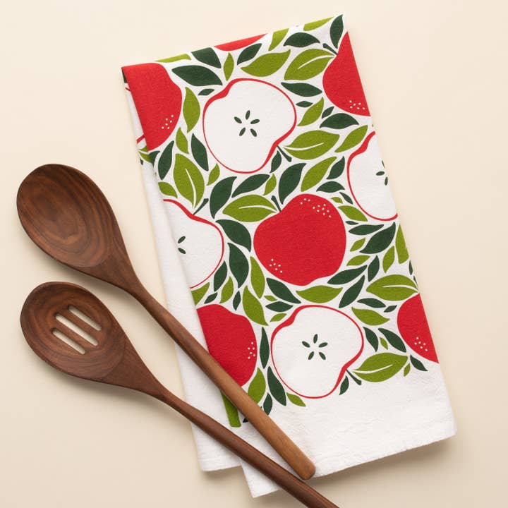 Äpfel Geschirrtuch | Küchendekor für den Großhandel von HAZELMADE® Tea Towels + Gifts