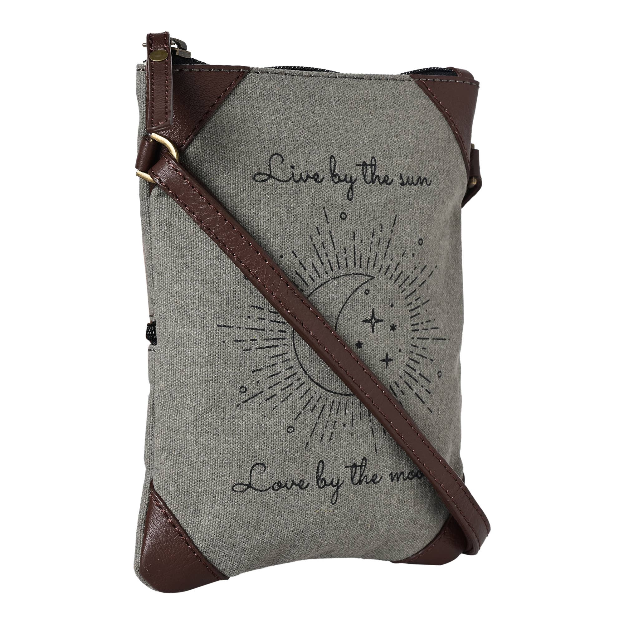 Mona B. – bolsa tiracolo - Mulher por atacado – LIVE BY THE SUN CANVAS CROSSBODY M-1825 (couro original)4