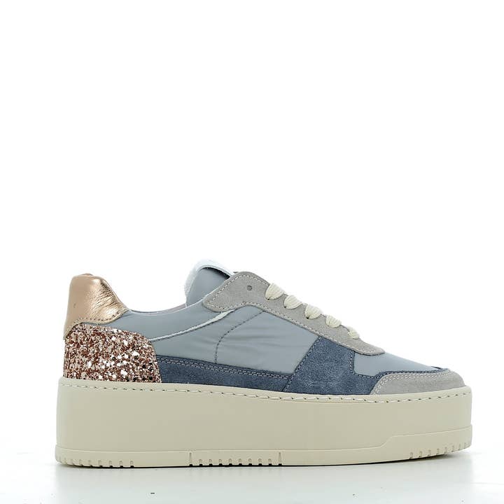 Hodea Sneakers Laura genuine leather Blue for wholesale by HODEA