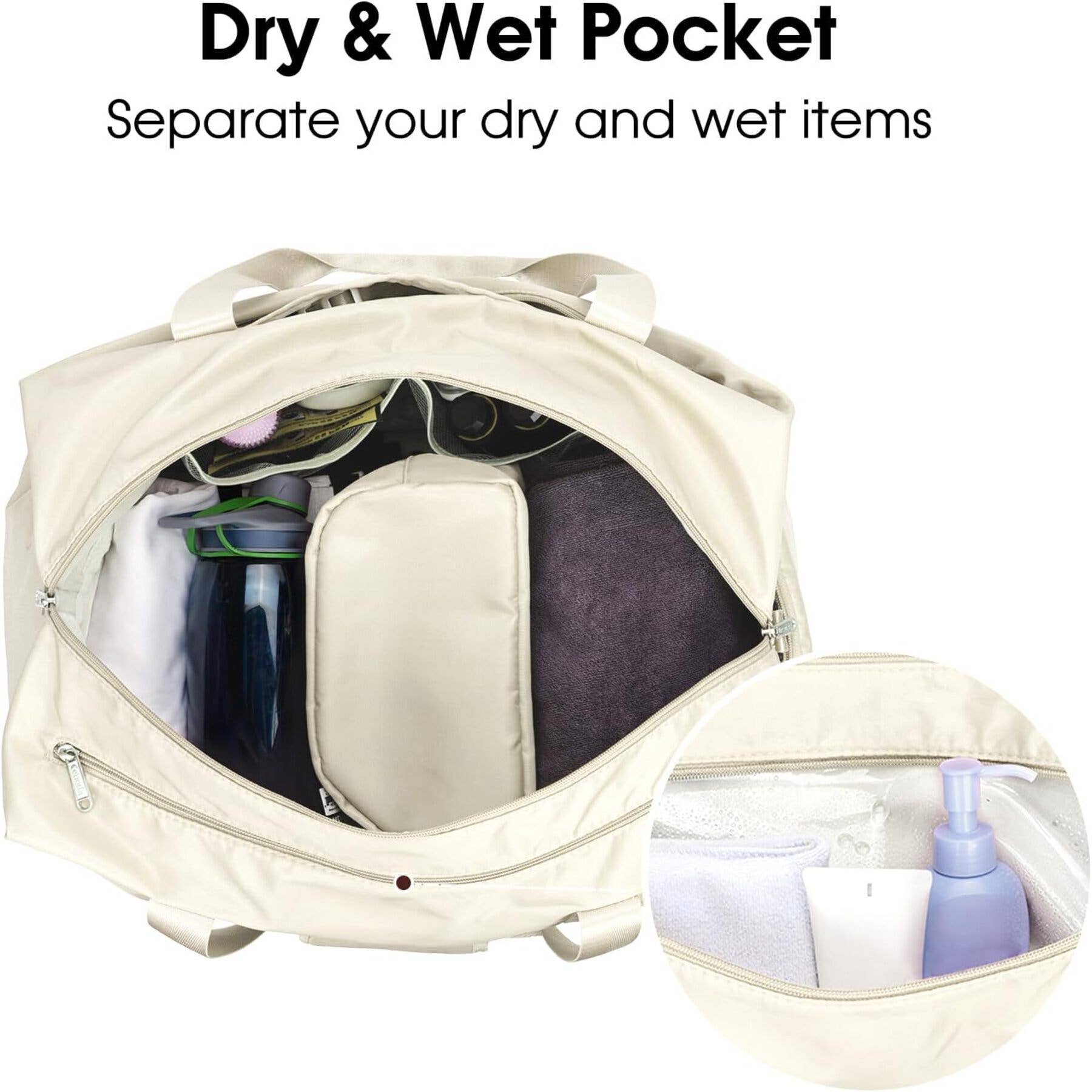 wandf – Großhandel Weekender-Tasche – Damen – Ceneda 20" Sporttasche mit Nassfach und Schuhfach32