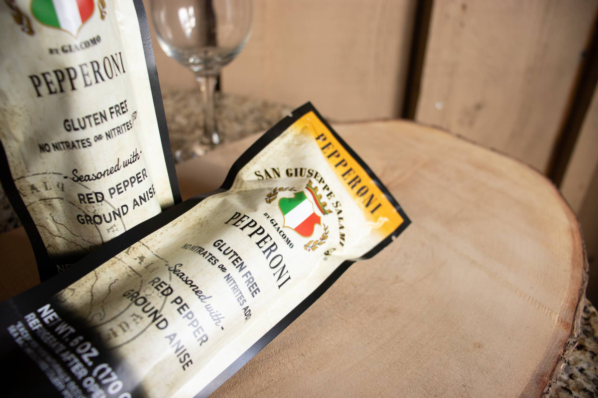 San Giuseppe Salami Co - Wholesale Salami - Zesty Snacking Pepperoni — 6oz. | Resealable