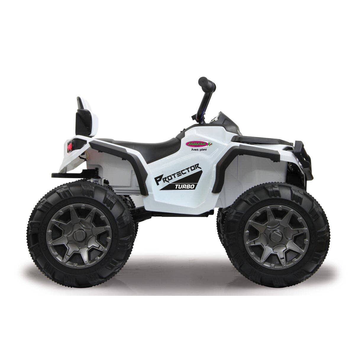 mhw24 – wholesale Toy car/truck – Child – Ride-on quad protector white 12V4