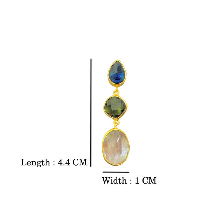 Meshca - Wholesale Dangle Earrings - Swarovski statement drops