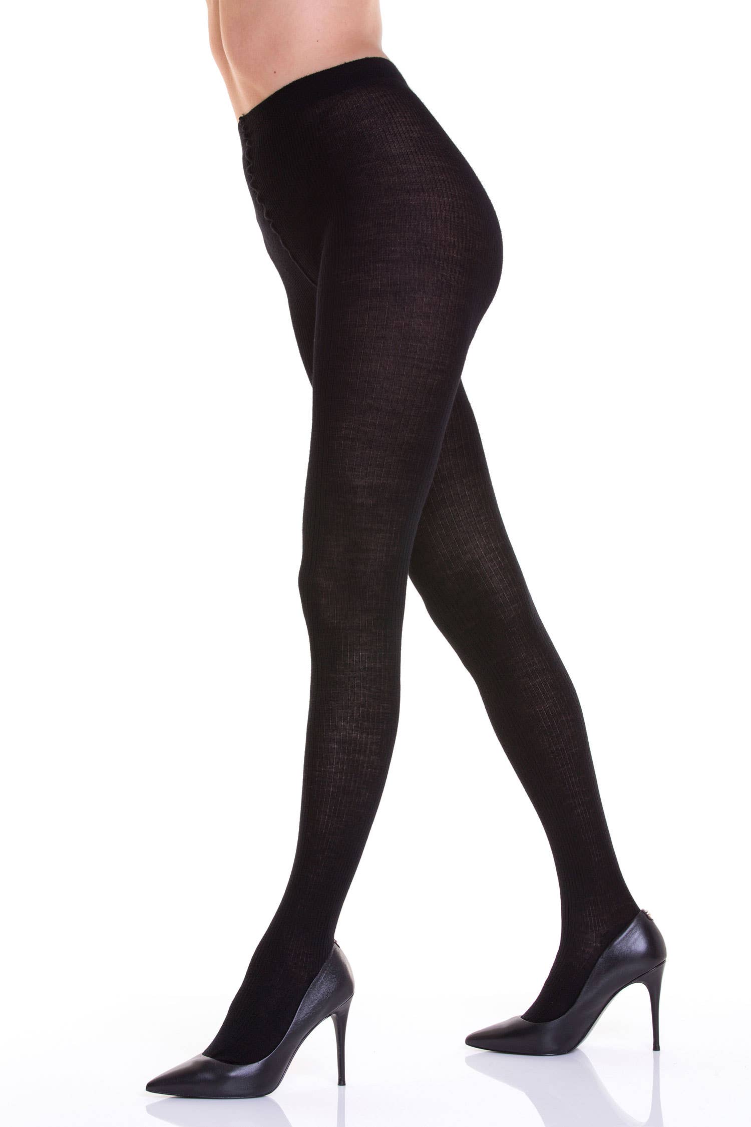 SANGIACOMO - Wholesale Tights - Women's - WOOL CARESS Women's Covering Ribbed Tights 150 Denari5